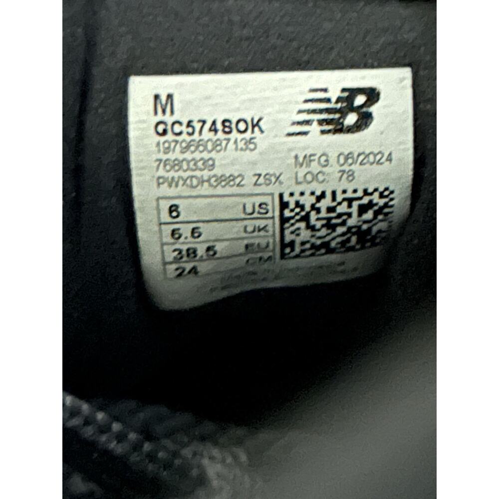 New Balance 574 Black Pink / Size 6Y (7.5W) / Brand New - Picture 5 of 9